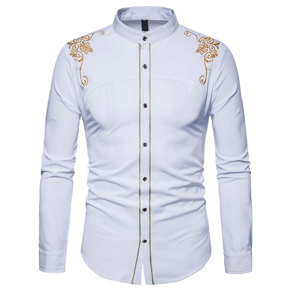 men shirts british style long sleeve mandarin collar new autumn smart slim casual masculino fashion male shirt hombre, White;black
men shirts british style long sleeve mandarin collar new autumn smart slim casual masculino fashion male shirt hombre, White;black