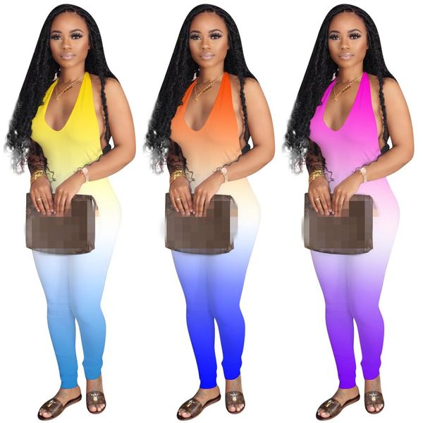 new arrivals gradient printed jumpsuits 2020 halter deep v neck sleeveless backless skinny party rompers stunning ladies outfits, Black;white
new arrivals gradient printed jumpsuits 2020 halter deep v neck sleeveless backless skinny party rompers stunning ladies outfits, Black;white