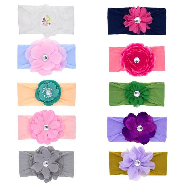 nishine 10pcs/lot baby girls chiffon fbaric flower nylon headband knot headwraps children kids princess hair accessories gifts, Slivery;white
nishine 10pcs/lot baby girls chiffon fbaric flower nylon headband knot headwraps children kids princess hair accessories gifts, Slivery;white