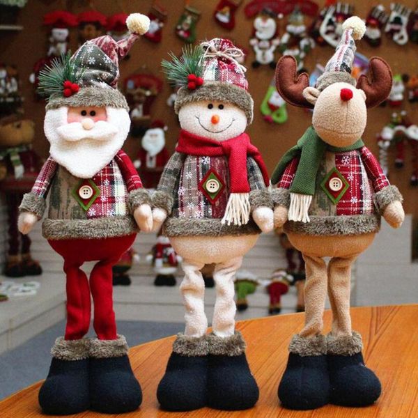 1pcs santa claus snowman reindeer doll toy standing navidad figurine christmas tree ornaments new year kids gift desk decor g30
1pcs santa claus snowman reindeer doll toy standing navidad figurine christmas tree ornaments new year kids gift desk decor g30