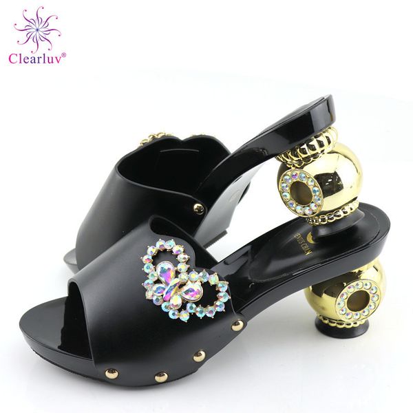 new arrival rhinestone women wedding shoes decorated with rhinestone summer high heeled shoes for women elegant slip on shoes, Black
new arrival rhinestone women wedding shoes decorated with rhinestone summer high heeled shoes for women elegant slip on shoes, Black