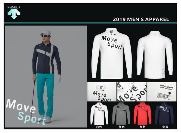 2019new golf shirt men fast dry golf sports long sleeves shirt clothing qiu, Black;blue
2019new golf shirt men fast dry golf sports long sleeves shirt clothing qiu, Black;blue