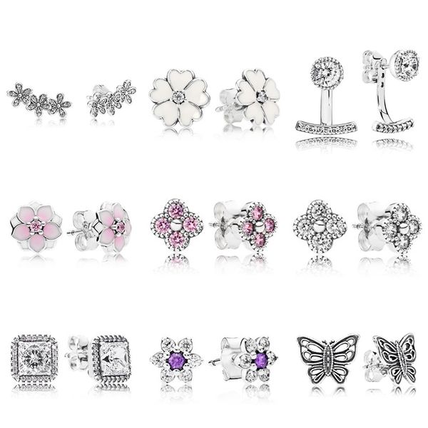 new 100% 925 sterling silver timeless elegance original pandora earrings with clear cz forget me not stud earrings fit diy making, Golden;silver
new 100% 925 sterling silver timeless elegance original pandora earrings with clear cz forget me not stud earrings fit diy making, Golden;silver