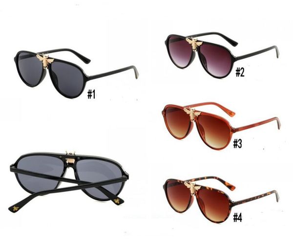 4 colors luxury sunglasses men women brand designer popular fashion big summer style with the bees uv protection lens 2268, White;black
4 colors luxury sunglasses men women brand designer popular fashion big summer style with the bees uv protection lens 2268, White;black