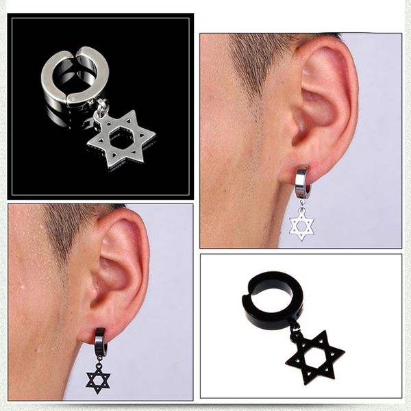 fashion rock style pierced ear clip hypoallergenic cross shaped titanium steel ear clip accessories, Silver
fashion rock style pierced ear clip hypoallergenic cross shaped titanium steel ear clip accessories, Silver