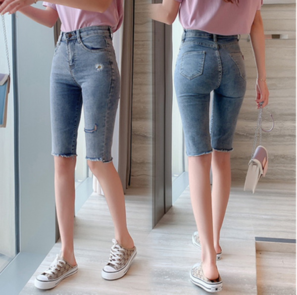 2020 summer women denim shorts push up large size students half jeans high waist straight jeans hole skinny pants feminino, Blue
2020 summer women denim shorts push up large size students half jeans high waist straight jeans hole skinny pants feminino, Blue