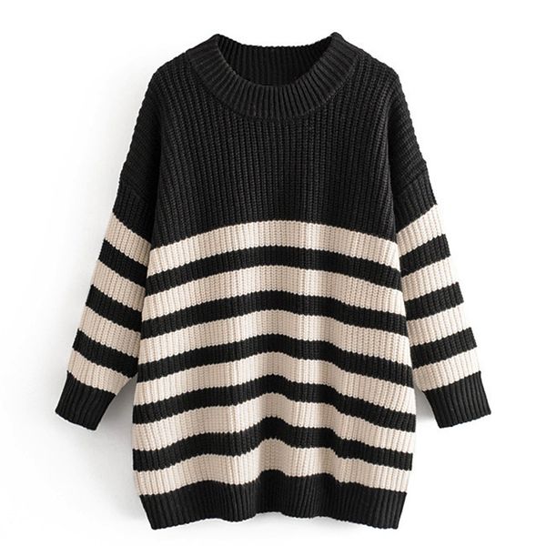 rr striped patchwork sweaters women fashion o neck sweater women elegant loose sweaters female ladies ip, White;black
rr striped patchwork sweaters women fashion o neck sweater women elegant loose sweaters female ladies ip, White;black