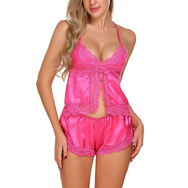 women pajamas fashion solid color lace strap + shorts home wear suits ladies summer sleepwear women set, Black;red
women pajamas fashion solid color lace strap + shorts home wear suits ladies summer sleepwear women set, Black;red