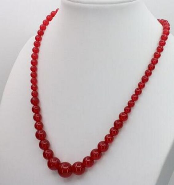 women gift freshwater red gem round stone tower bead chain 6-14mm necklace beautiful fashion jewelry diy send sa, Silver
women gift freshwater red gem round stone tower bead chain 6-14mm necklace beautiful fashion jewelry diy send sa, Silver