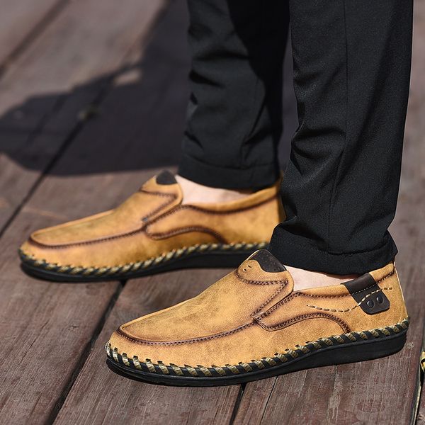 classic comfortable men casual shoes loafers men shoes vintage slip on leather man flats moccasins plus size, Black
classic comfortable men casual shoes loafers men shoes vintage slip on leather man flats moccasins plus size, Black