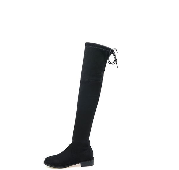 new autumn/winter over-the-knee thick with elastic thin pointed boots - have single boots, Black
new autumn/winter over-the-knee thick with elastic thin pointed boots - have single boots, Black