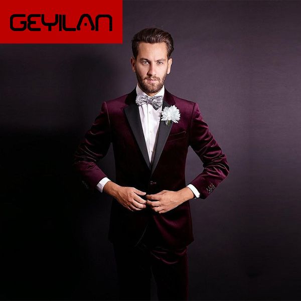 mens suits velvet jacket+pants mens fashion wedding suits groom tuxedos custom, White;black
mens suits velvet jacket+pants mens fashion wedding suits groom tuxedos custom, White;black