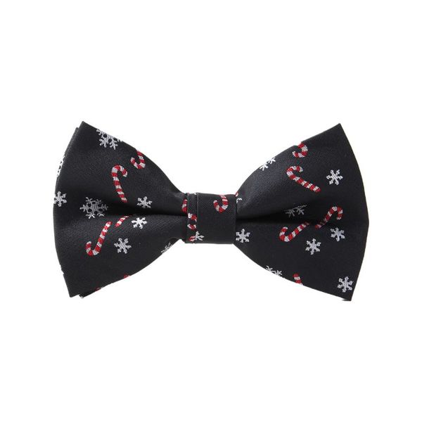 men christmas bowtie xmas tree candy cane santa claus printed festival holiday, Black;blue 
men christmas bowtie xmas tree candy cane santa claus printed festival holiday, Black;blue