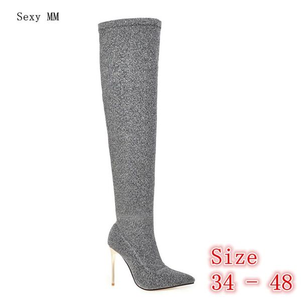 spring autumn women over the knee boots thick high heel woman thigh high boots plus size 34 - 40 41 42 43 44 45 46 47 48, Black
spring autumn women over the knee boots thick high heel woman thigh high boots plus size 34 - 40 41 42 43 44 45 46 47 48, Black