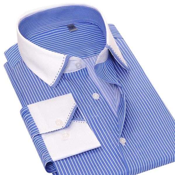 spring new white collar men business dress shirt 100% cotton patchwork striped fashion long sleeve brand men social casual shirt, White;black
spring new white collar men business dress shirt 100% cotton patchwork striped fashion long sleeve brand men social casual shirt, White;black