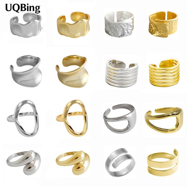 12 designs 925 sterling silver rings for women geometric simple silver/ golden minimalist open adjustable finger rings drop ship, Golden;silver
12 designs 925 sterling silver rings for women geometric simple silver/ golden minimalist open adjustable finger rings drop ship, Golden;silver
