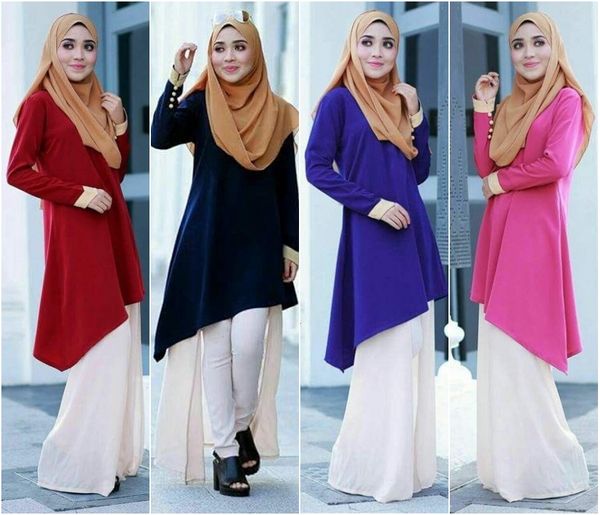 2017 muslim women's loose casual blouse ramadan arab women long sleeves blouse round neck plus size arab women shirts, Red
2017 muslim women's loose casual blouse ramadan arab women long sleeves blouse round neck plus size arab women shirts, Red