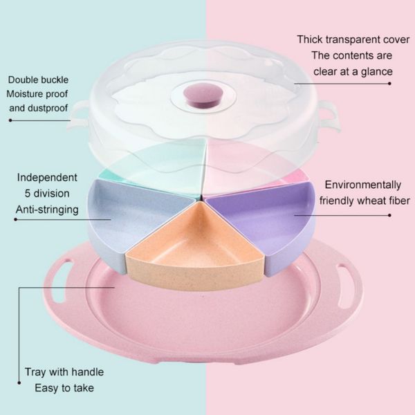 storage boxes household plastic snacks pink candy treats serving tray container with clear sealing removable compartments new
storage boxes household plastic snacks pink candy treats serving tray container with clear sealing removable compartments new