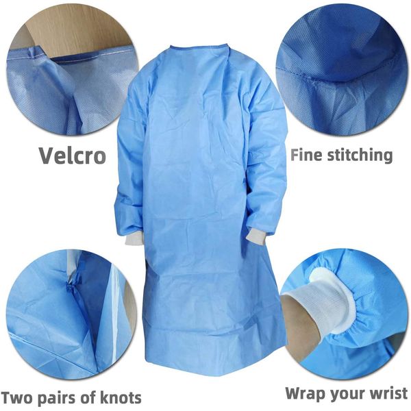 disposable gown isolation clothes non-woven protective suit coveralls dustproof sms security protection clothing safety protective thicken
disposable gown isolation clothes non-woven protective suit coveralls dustproof sms security protection clothing safety protective thicken