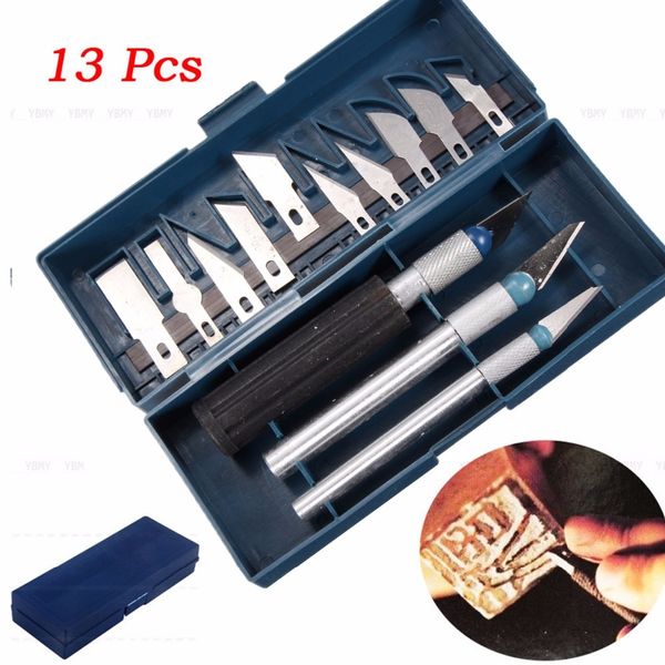 13pcs wood carving hand chisel set cutter pen knife sculpting knives woodworking carpenter tools set repair diy cutting tool
13pcs wood carving hand chisel set cutter pen knife sculpting knives woodworking carpenter tools set repair diy cutting tool