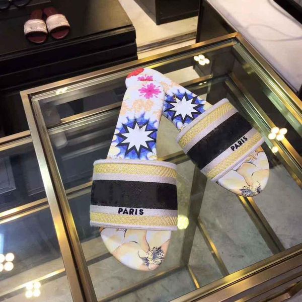 paris new fashion embroidered beach slippers women shoes designer slides sandals lady wedge sandals for women letter, Black
paris new fashion embroidered beach slippers women shoes designer slides sandals lady wedge sandals for women letter, Black