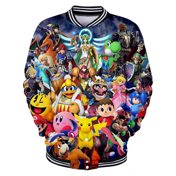 super smash bros printed mens jackets autumn long sleeve cardigan mens coats fashion 3d printed male outerwears, Black;brown
super smash bros printed mens jackets autumn long sleeve cardigan mens coats fashion 3d printed male outerwears, Black;brown