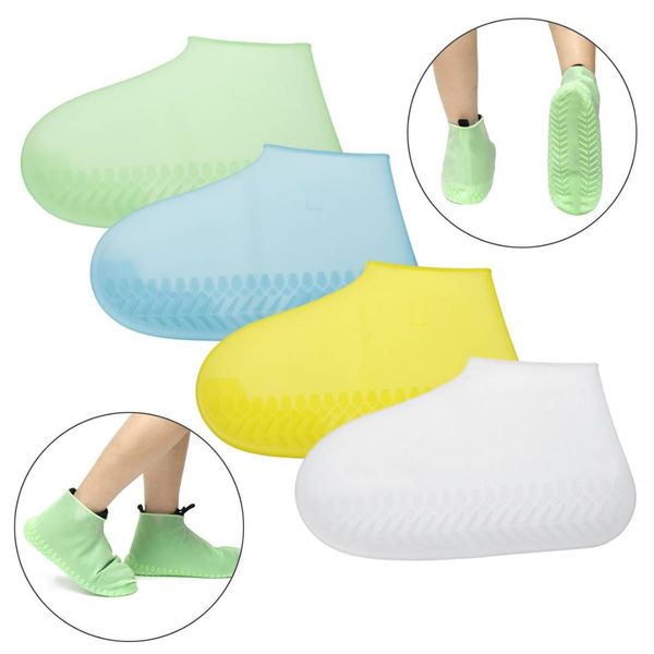 luminous waterproof shoes cover silicone non-slip overshoes shoes protector reusable wear-resistant for outdoor rainy day, White;pink
luminous waterproof shoes cover silicone non-slip overshoes shoes protector reusable wear-resistant for outdoor rainy day, White;pink