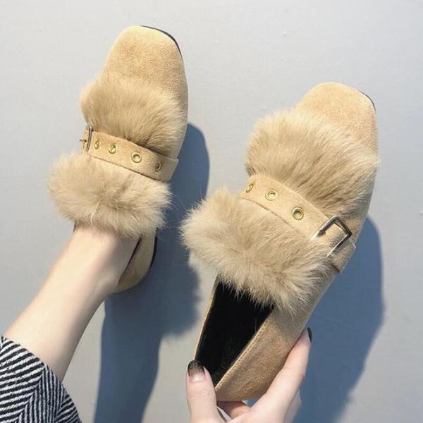 winter fashion flock flats square toe metal faux fur ladies loafers short plush inside keep warm slip on flat shoes for women, Black
winter fashion flock flats square toe metal faux fur ladies loafers short plush inside keep warm slip on flat shoes for women, Black