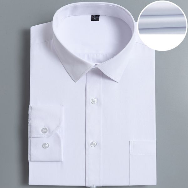 plain solid business men's dress shirts square collar long sleeved for work easy care slim fit twill white button no fade, White;black
plain solid business men's dress shirts square collar long sleeved for work easy care slim fit twill white button no fade, White;black