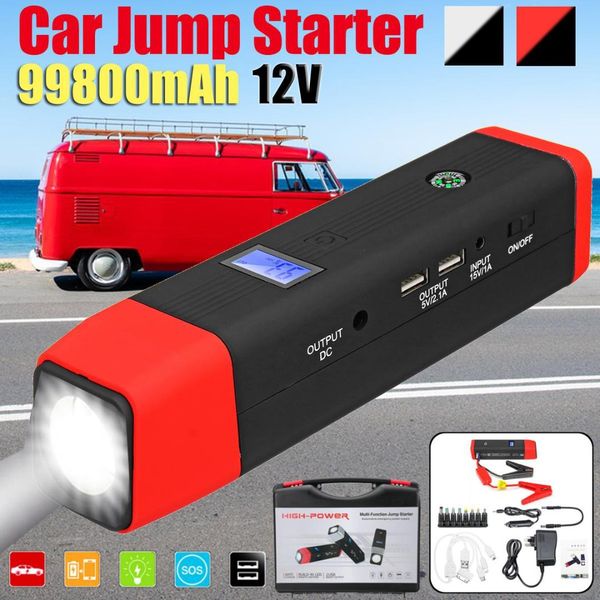 multifunction 99800mah 12v 2usb 500a car jump starter emergency start power car mobile charging power bank starting device
multifunction 99800mah 12v 2usb 500a car jump starter emergency start power car mobile charging power bank starting device
