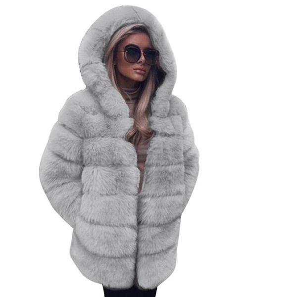 hooded fur fashion coat faux coats coat women autumn jacket warm overcoat winter luxury wholesale-women dtsxv, Black
hooded fur fashion coat faux coats coat women autumn jacket warm overcoat winter luxury wholesale-women dtsxv, Black