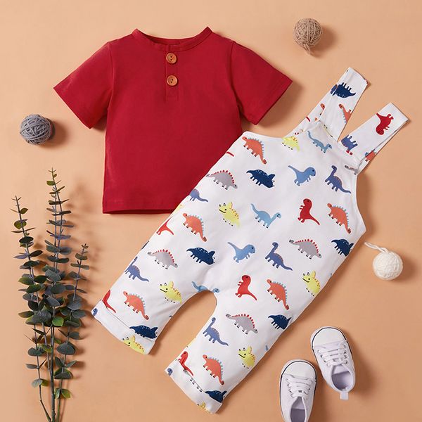 autumn and winter baby clothing set 0-4years toddler baby boys solid +overalls cartoon dinosaur suspender pants clothes, White
autumn and winter baby clothing set 0-4years toddler baby boys solid +overalls cartoon dinosaur suspender pants clothes, White