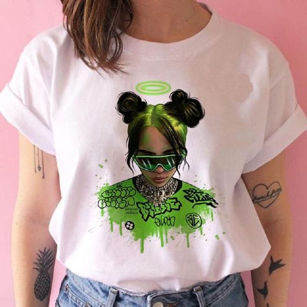 summer womens billie tshirts short sleeve cartoon pattern ladies tees crew neck casual girls clothing, White
summer womens billie tshirts short sleeve cartoon pattern ladies tees crew neck casual girls clothing, White