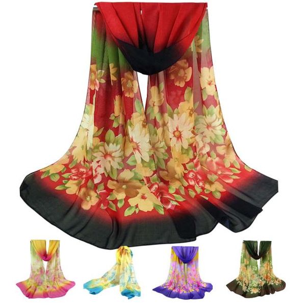 women soft thin chiffon silk scarfs spring female scarves flower print summer long shawl wrap soft long chiffon hijabs, Blue;gray
women soft thin chiffon silk scarfs spring female scarves flower print summer long shawl wrap soft long chiffon hijabs, Blue;gray