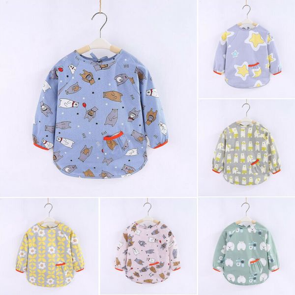 1 pieces cute cartoon baby apron waterproof infant s m l eat kids drawing long sleeve apron baby self-feeding bib
1 pieces cute cartoon baby apron waterproof infant s m l eat kids drawing long sleeve apron baby self-feeding bib