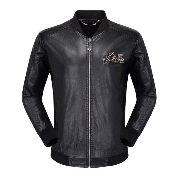 pp mens jacket winter coats mens lederjacke luxury designer jackets veste de cuir with skull mark trend brand jacket t060, Black
pp mens jacket winter coats mens lederjacke luxury designer jackets veste de cuir with skull mark trend brand jacket t060, Black