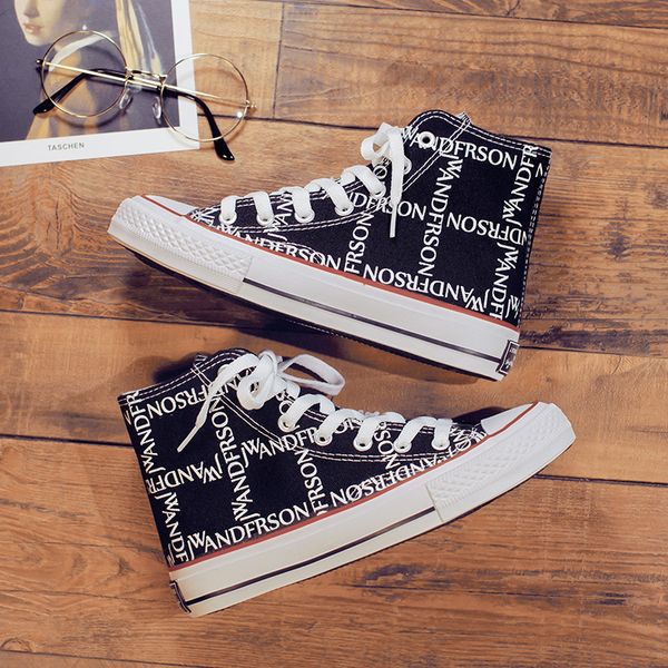 урожай новых женщин плоские туфли toe круглый letters joint high top женщины повседневная обувь классический basic квартиры весна / осень, Black
урожай новых женщин плоские туфли toe круглый letters joint high top женщины повседневная обувь классический basic квартиры весна / осень, Black