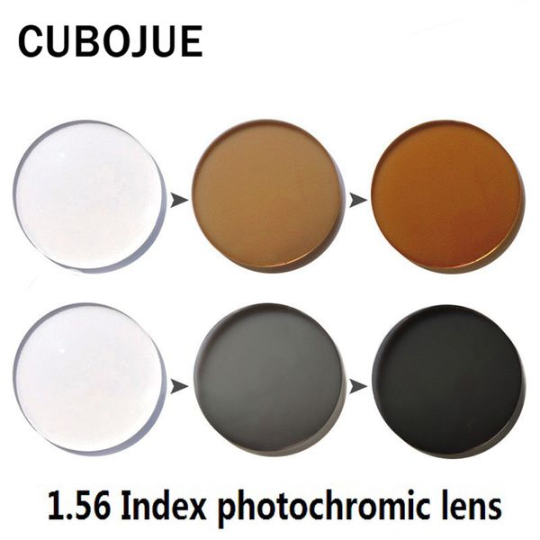 cubojue 1.56 index resin pchromic lens for prescription myopia change grey/brown in sunshine anti glare uv400 anti scratch
cubojue 1.56 index resin pchromic lens for prescription myopia change grey/brown in sunshine anti glare uv400 anti scratch