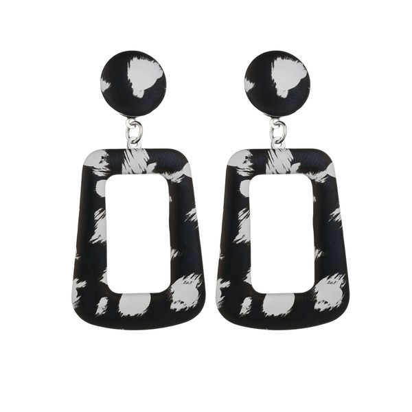 new fashion creative pu leather drop earrings personality leopard-print trapezoid hollow dangle earrings women jewelry gifts, Silver
new fashion creative pu leather drop earrings personality leopard-print trapezoid hollow dangle earrings women jewelry gifts, Silver