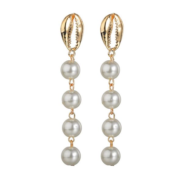 sea shell jewelry ocean manner false shell pearl tassels earrings ear nail trend eardrop, Golden
sea shell jewelry ocean manner false shell pearl tassels earrings ear nail trend eardrop, Golden