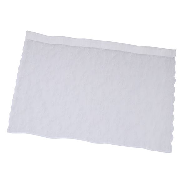 white lace embroidered door balcony window screen curtain 150x100cm