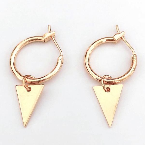 2019 endless circle hoop earrings handmade silver gold color simple small triangle earring for women men chic jewelry, Golden;silver
2019 endless circle hoop earrings handmade silver gold color simple small triangle earring for women men chic jewelry, Golden;silver