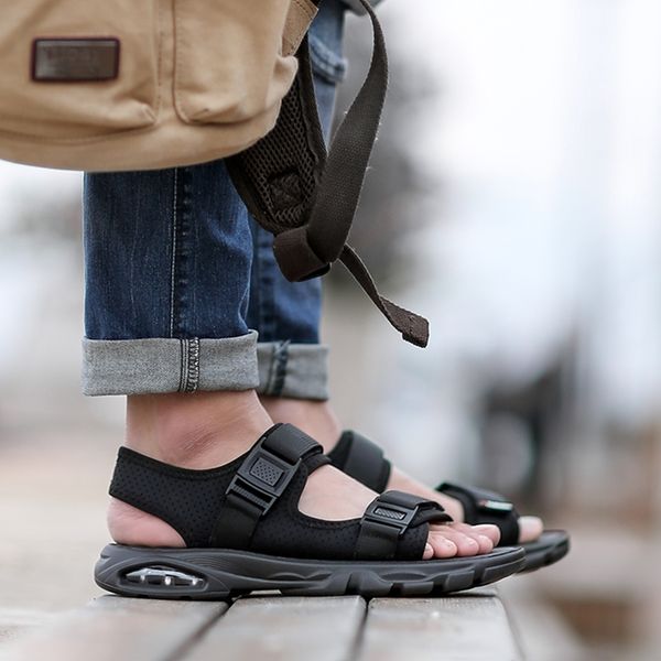 summer black men sandals leisure quality breathable casual shoes male comfortable air sole beach sandals men shoes
summer black men sandals leisure quality breathable casual shoes male comfortable air sole beach sandals men shoes