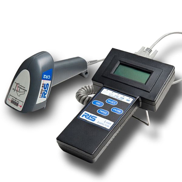 

rjs d4000l d4000 laser reader cr2 scanner handheld 1d barcode verifier inspector d4000 with laser scanning head & transformer charger