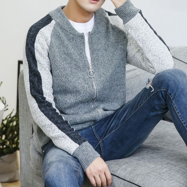 men autumn casual sweatercoat zipper cardigan sweaters new fashion men o-neck sweaters coats size 3xl, White;black
men autumn casual sweatercoat zipper cardigan sweaters new fashion men o-neck sweaters coats size 3xl, White;black