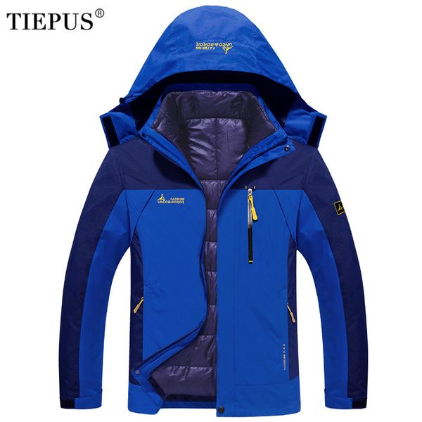 tiepus brand new winter jacket men cotton down parka warm waterproof windproof detachable 2pcs set hood coat size l~4xl 5xl 6xl, Tan;black
tiepus brand new winter jacket men cotton down parka warm waterproof windproof detachable 2pcs set hood coat size l~4xl 5xl 6xl, Tan;black