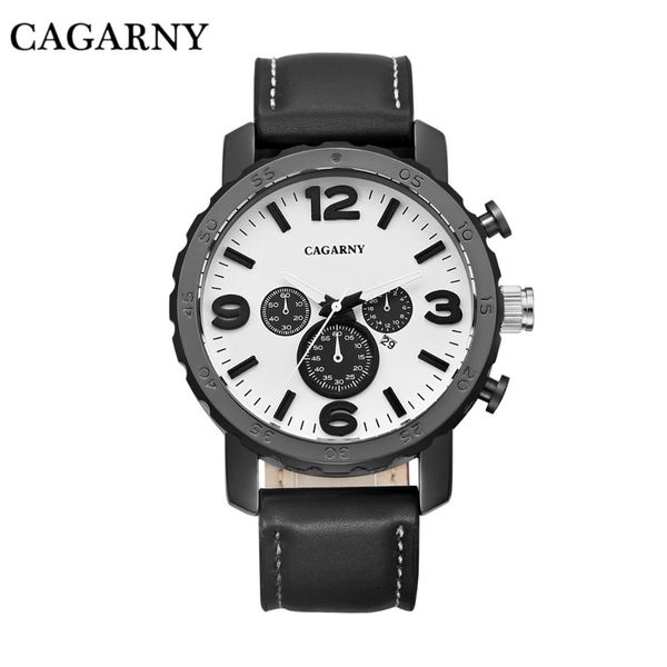 cagarny 6845 new luxury sports fashion automatic date men's watch leather strap men's clock relogio masculino, Slivery;brown
cagarny 6845 new luxury sports fashion automatic date men's watch leather strap men's clock relogio masculino, Slivery;brown
