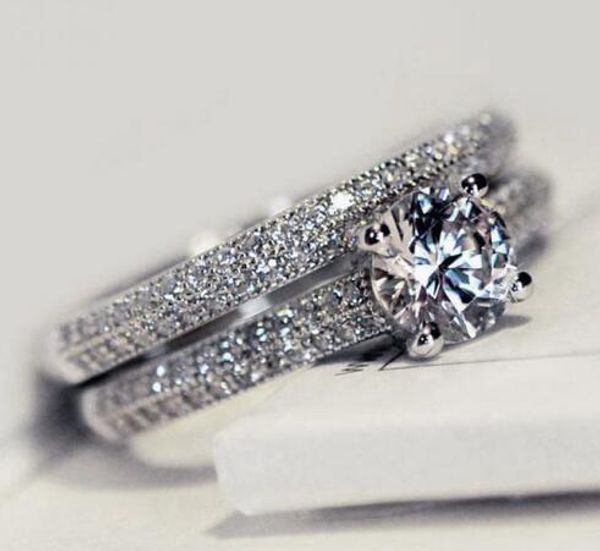 925 sterling silver lady rings new high qulity white gold plated 1.5ct swiss diamond rings for women luxury wedding jewelry ing, Golden;silver
925 sterling silver lady rings new high qulity white gold plated 1.5ct swiss diamond rings for women luxury wedding jewelry ing, Golden;silver