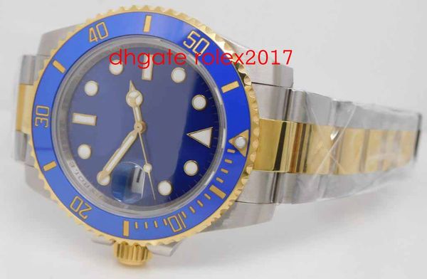 mens vr factory 116613 asia 2836-2 automatic movement two tone 18k yellow gold thick plated watch blue uni-directional diver ceramic bezel, Slivery;brown
mens vr factory 116613 asia 2836-2 automatic movement two tone 18k yellow gold thick plated watch blue uni-directional diver ceramic bezel, Slivery;brown