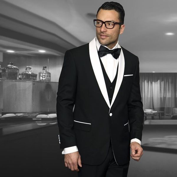 новые свадебные костюмы slim fit черных для мужчин белой шали отворот vintage groom смокингов мужского блэйзерс 3 шт куртки + брюки + жилет, Black;gray
новые свадебные костюмы slim fit черных для мужчин белой шали отворот vintage groom смокингов мужского блэйзерс 3 шт куртки + брюки + жилет, Black;gray